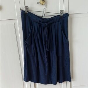 Ella Moss Navy Skirt with Pockets